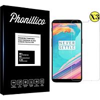Protège écran PHONILLICO OnePlus 5T - Verre trempé x3