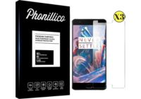 Protège écran PHONILLICO OnePlus 3T - Verre trempé x3