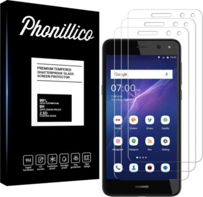 Protège écran PHONILLICO Huawei Y6 2017 - Verre trempé x3 Protège écran PHONILLICO Huawei Y6 2017 - Verre trempé x3