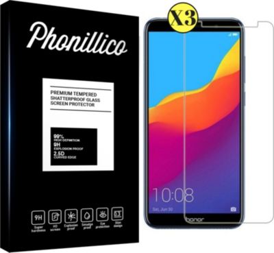 Protège écran PHONILLICO Honor 7S - Verre trempé x3 Protège écran PHONILLICO Honor 7S - Verre trempé x3
