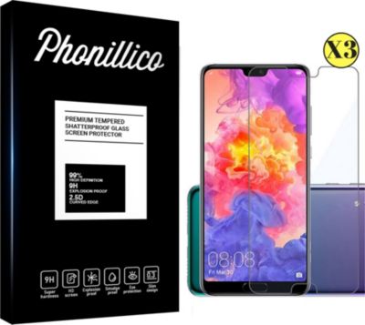 Protège écran PHONILLICO Huawei P20 Pro - Verre trempé x3 Protège écran PHONILLICO Huawei P20 Pro - Verre trempé x3