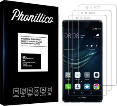 Protège écran PHONILLICO Huawei P9 Lite - Verre trempé x3