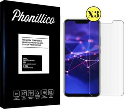 Protège écran PHONILLICO Huawei Mate 20 Lite - Verre trempé x3 Protège écran PHONILLICO Huawei Mate 20 Lite - Verre trempé x3