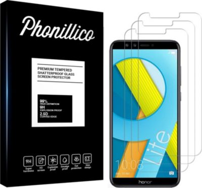 Protège écran PHONILLICO Honor 9 Lite - Verre trempé x3 Protège écran PHONILLICO Honor 9 Lite - Verre trempé x3