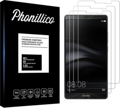Protège écran PHONILLICO Huawei Mate 8 - Verre trempé x3 Protège écran PHONILLICO Huawei Mate 8 - Verre trempé x3