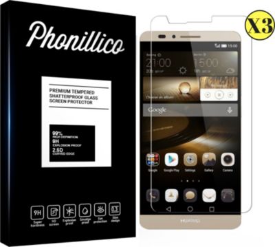 Protège écran PHONILLICO Huawei Mate 7 - Verre trempé x3 Protège écran PHONILLICO Huawei Mate 7 - Verre trempé x3