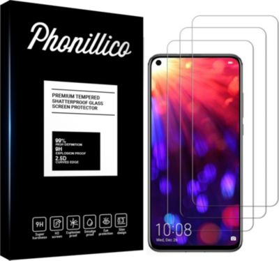 Protège écran PHONILLICO Honor View 20 - Verre trempé x3 Protège écran PHONILLICO Honor View 20 - Verre trempé x3