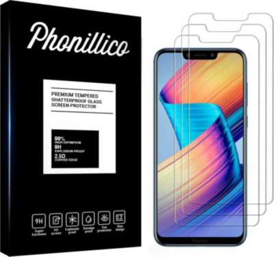 Protège écran PHONILLICO Honor Play - Verre trempé x3