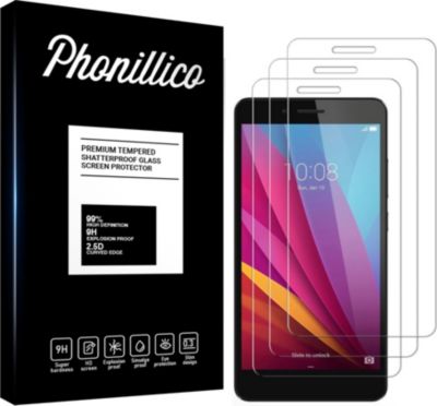 Protège écran PHONILLICO Honor 5X - Verre trempé x3 Protège écran PHONILLICO Honor 5X - Verre trempé x3