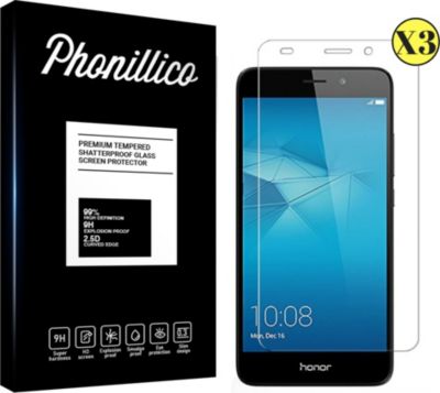 Protège écran PHONILLICO Honor 5C - Verre trempé x3
