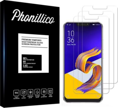 Protège écran PHONILLICO Asus Zenfone 5Z - Verre trempé x3 Protège écran PHONILLICO Asus Zenfone 5Z - Verre trempé x3