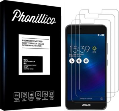 Protège écran PHONILLICO Asus Zenfone 3 Max ZC520TL - Verre x3