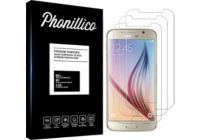 Protège écran PHONILLICO Samsung Galaxy S6 - Verre trempé x3