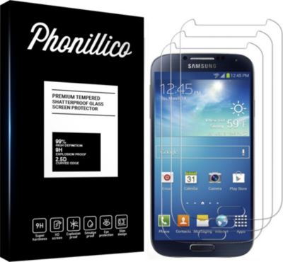 Protège écran PHONILLICO Samsung Galaxy S4 - Verre trempé x3 Protège écran PHONILLICO Samsung Galaxy S4 - Verre trempé x3