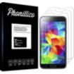 Protège écran PHONILLICO Samsung Galaxy S5 - Verre trempé x3