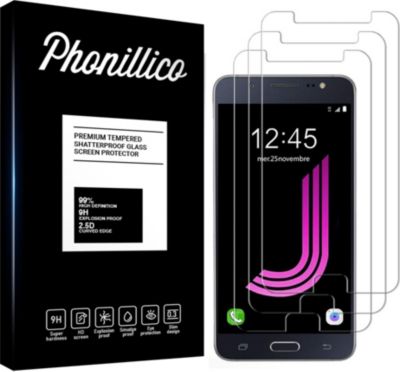 Protège écran PHONILLICO Samsung Galaxy J7 2016 - Verre trempé x3