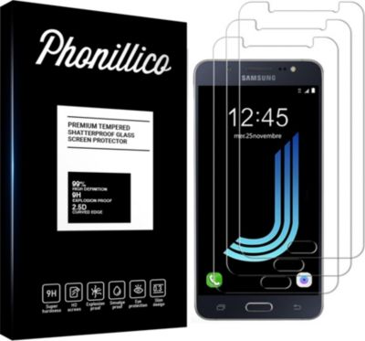 Protège écran PHONILLICO Samsung Galaxy J5 2016 - Verre trempé x3
