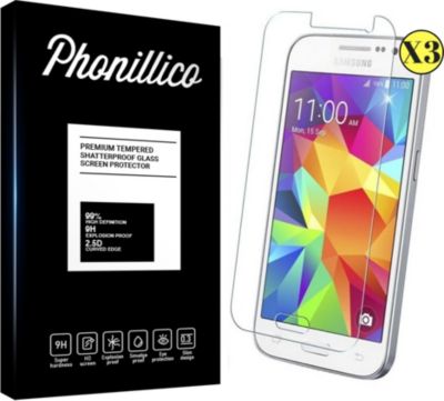 Protège écran PHONILLICO Samsung Galaxy Core Prime - Verre x3 Protège écran PHONILLICO Samsung Galaxy Core Prime - Verre x3