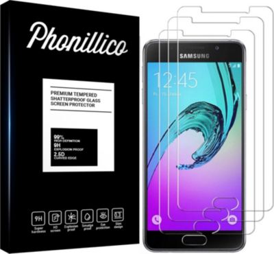 Protège écran PHONILLICO Samsung Galaxy A5 2016 - Verre trempé x3
