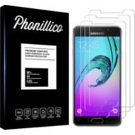 Protège écran PHONILLICO Samsung Galaxy A3 2016 - Verre trempé x3