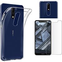 Pack PHONILLICO Nokia 5.1 Plus - Coque + Verre trempé