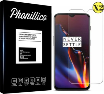 Protège écran PHONILLICO One Plus 6T - Verre trempé x2 Protège écran PHONILLICO One Plus 6T - Verre trempé x2