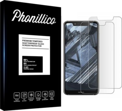 Protège écran PHONILLICO Nokia 5.1 Plus - Verre trempé x2