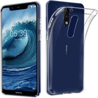 Coque PHONILLICO Nokia 5.1 PLUS - TPU transparent
