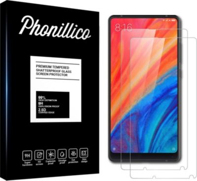 Protège écran PHONILLICO Xiaomi Mi Mix 2 - Verre trempé x2