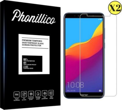 Protège écran PHONILLICO Huawei Y5 Prime 2018 - Verre trempé x2 Protège écran PHONILLICO Huawei Y5 Prime 2018 - Verre trempé x2