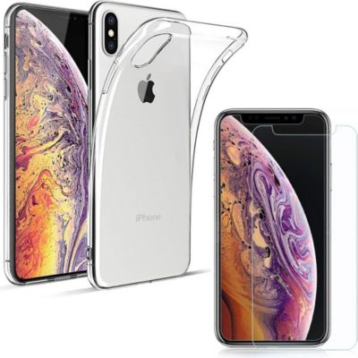 Pack PHONILLICO iPhone XS Max - Coque + Verre trempé Pack PHONILLICO iPhone XS Max - Coque + Verre trempé