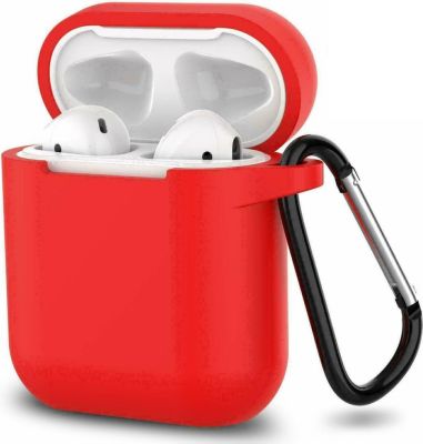 Etui PHONILLICO Airpods 1 / Airpods 2 - Etui Rouge