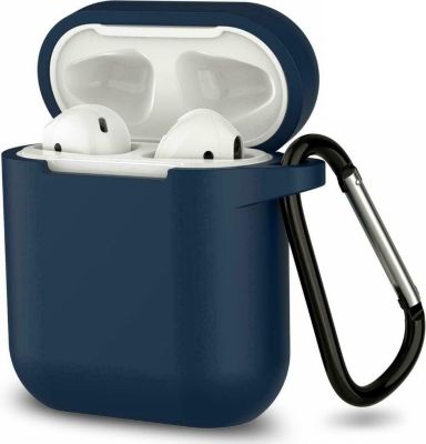 Etui PHONILLICO Airpods 1 / Airpods 2 - Etui Bleu