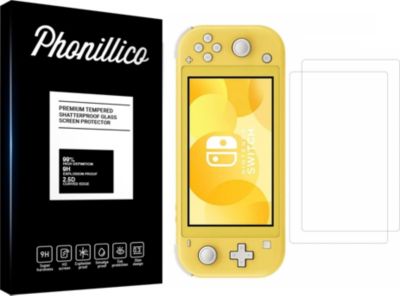 Protection écran PHONILLICO Nintendo Switch Lite - Film verre x2