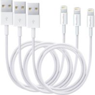 Câble Lightning PHONILLICO iPhone 5/5S/SE/6/6S/7/8/X/XR - 2m x3