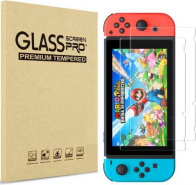 Protection écran PHONILLICO Nintendo Switch - Film verre x2