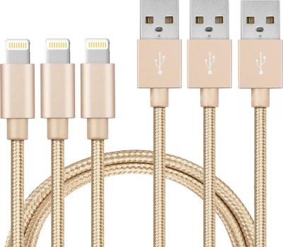 Câble Lightning PHONILLICO iPhone 5/5S/SE/6/6S/7/8/X/XR - Nylon 1m