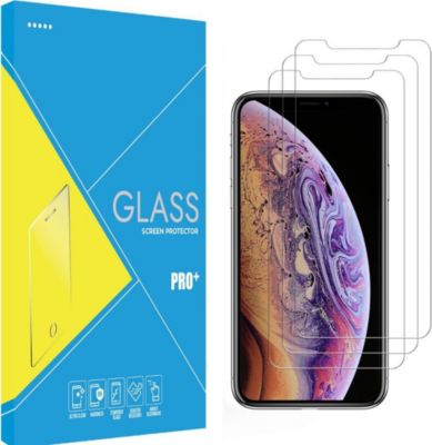 Protège écran PHONILLICO iPhone 11 Pro Max - Verre trempé x3