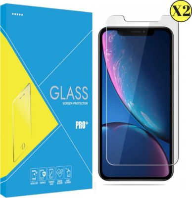 Protège écran PHONILLICO iPhone 11 - Verre trempé x2