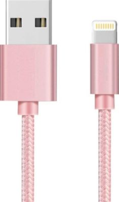 Câble Lightning PHONILLICO iPhone 5/5S/SE/6/6S/7/8/X/XR - Nylon 1m