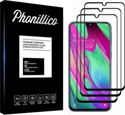 Protège écran PHONILLICO Samsung Galaxy A40 - Verre trempé x3