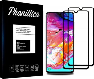 Protège écran PHONILLICO Samsung Galaxy A70 - Verre trempé x2 Protège écran PHONILLICO Samsung Galaxy A70 - Verre trempé x2