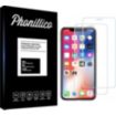 Protège écran PHONILLICO iPhone X/XS - Verre trempé x2