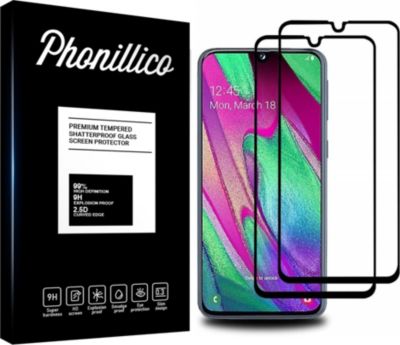 Protège écran PHONILLICO Samsung Galaxy A40 - Verre trempé x2