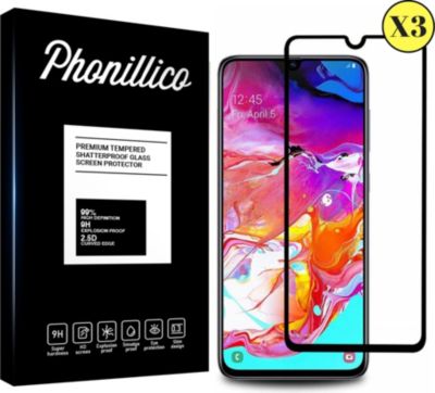 Protège écran PHONILLICO Samsung Galaxy A70 - Verre trempé x3 Protège écran PHONILLICO Samsung Galaxy A70 - Verre trempé x3