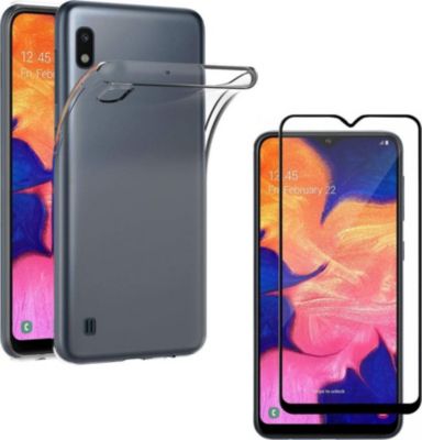 Pack PHONILLICO Samsung Galaxy A10 - Coque + Verre