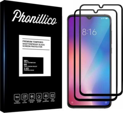 Protège écran PHONILLICO Xiaomi Mi 9 SE - Verre trempé x2