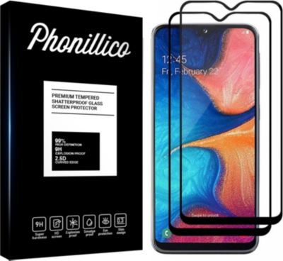 Protège écran PHONILLICO Samsung Galaxy A20e - Verre trempé x2