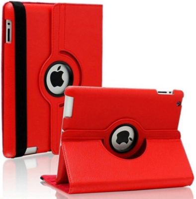 Coque PHONILLICO iPad 5/6/Air 1 / Air 2 - Etui 360 Rouge