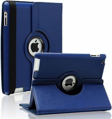 Coque PHONILLICO iPad 5/6/Air 1 / Air 2 - Etui 360 Bleu